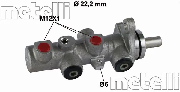 Cilindro mestre do freio Hyundai Accent III MC ao melhor preço