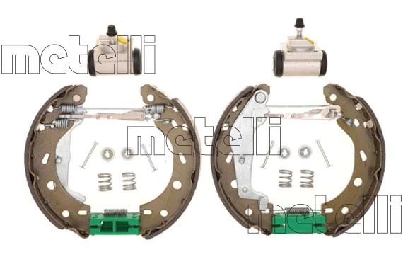 Sapatas do freio traseiras de tambor, montadas com cilindros, kit VALEO 554974 preço, a partir de 161,87 USD