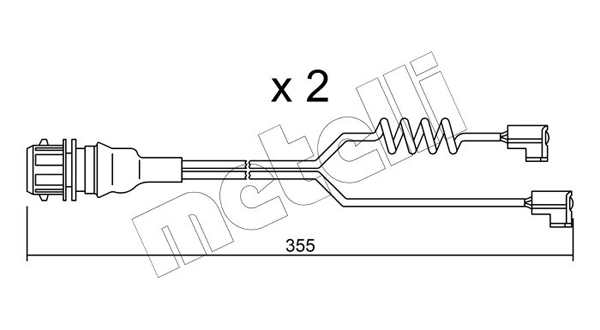 Compre Sensor dianteiro de desgaste das sapatas do freio Renault Trucks TRUCK PREMIUM 