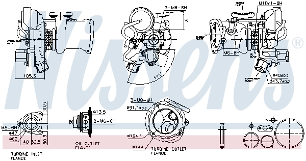 93454 Nissens Turbina