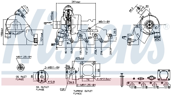 Turbina Nissens 93227