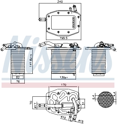 Radiador de intercooler Mazda 2  DL, DJ ao melhor preço