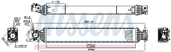 Radiador de intercooler para Honda CR-V V RW, RT