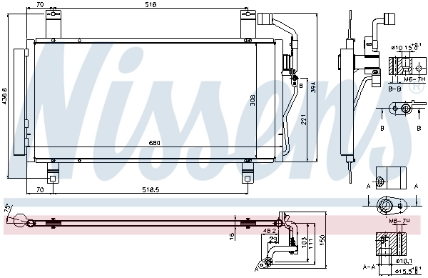 Compre GK2G61480J Mazda Radiador de aparelho de ar condicionado