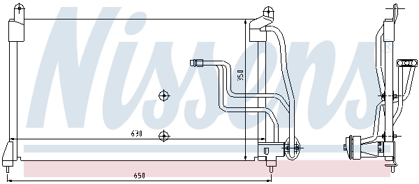 Radiador de aparelho de ar condicionado General Motors 90508122
