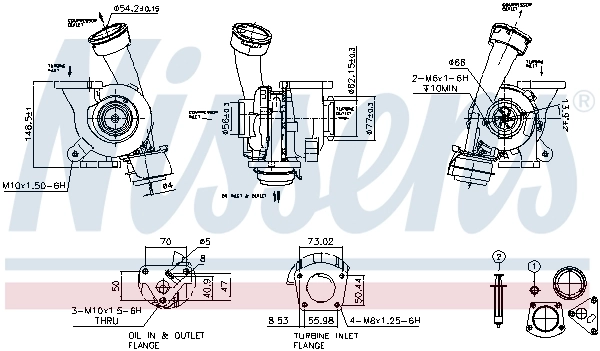 Turbina Nissens 93244