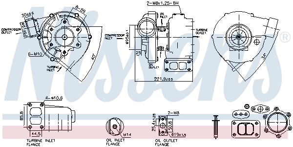 A9240961399 Mercedes Turbina