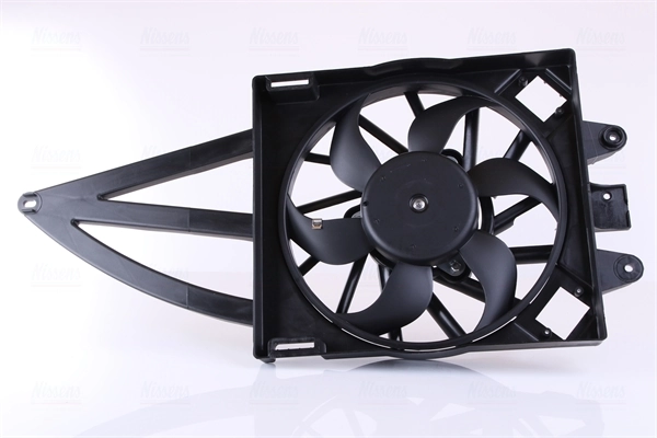 85150 Nissens Difusor do radiador de esfriamento, montado com motor e roda de aletas