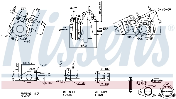 Turbina Nissens 93436 preço, a partir de 633,99 USD