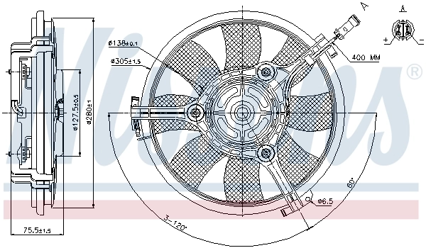 Ventilador elétrico de esfriamento montado (motor + roda de aletas) Volkswagen Jetta preço, a partir de 17,95 USD