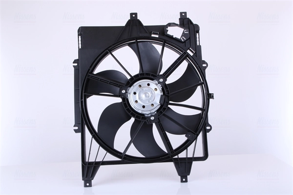Difusor do radiador de aparelho de ar condicionado, montado com roda de aletas e o motor Nissan/Infiniti 7700428659