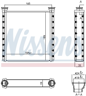 20X3N81 Polcar Radiador de forno (de aquecedor)