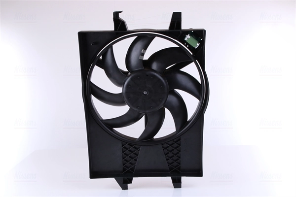 85767 Nissens Difusor do radiador de esfriamento, montado com motor e roda de aletas