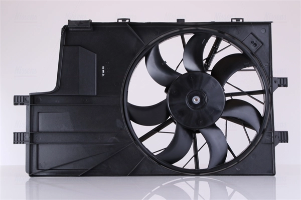 85604 Nissens Difusor do radiador de esfriamento, montado com motor e roda de aletas