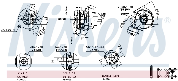 Turbina Nissens 93242