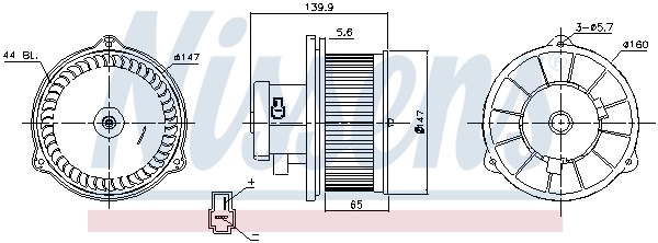 Motor de ventilador de forno (de aquecedor de salão) Ford Ranger preço, a partir de 97,51 USD