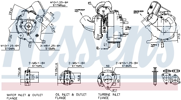 Turbina Nissens 93241