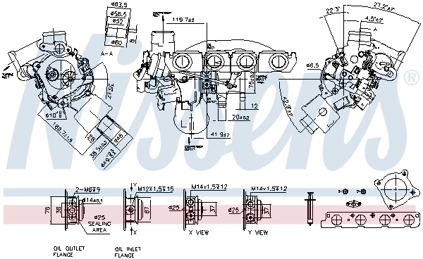 Compre 53037100526 Borg-Warner Turbina