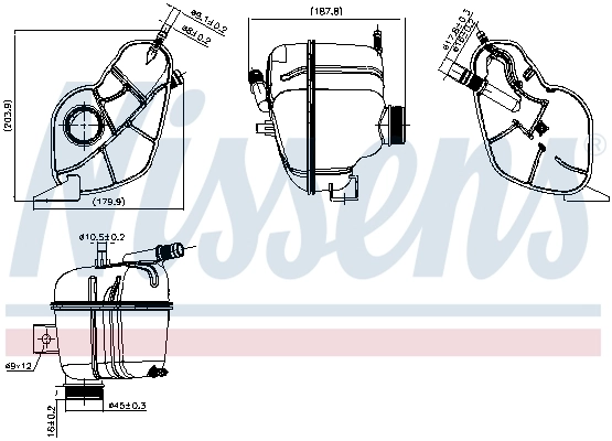 Compre Tanque de expansão do sistema de esfriamento Nissan Qashqai 2