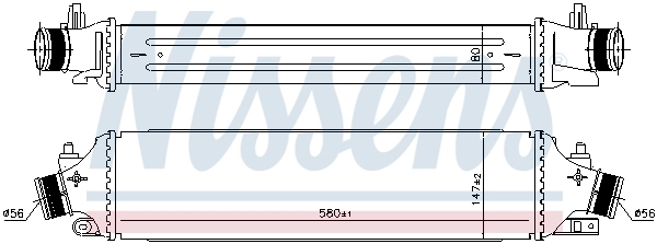 Radiador de intercooler Nissens 96406