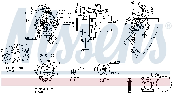 Turbina 8362645001S Garrett