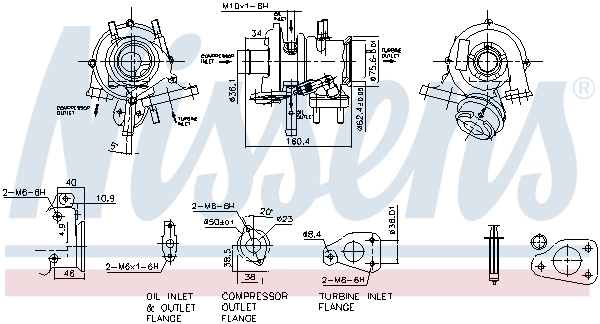 Turbina Nissens 93234
