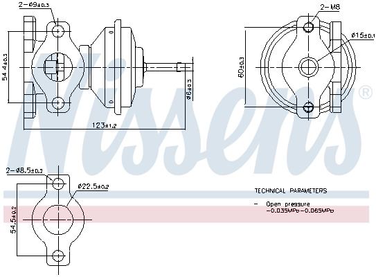 Compre Válvula EGR de recirculação dos gases Audi 80 