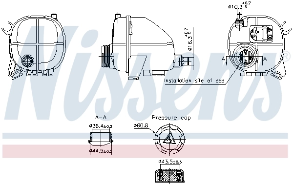 Compre Tanque de expansão do sistema de esfriamento BMW 5 