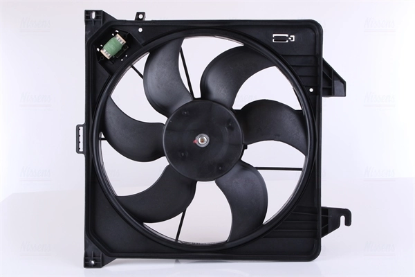 85261 Nissens Difusor do radiador de esfriamento, montado com motor e roda de aletas