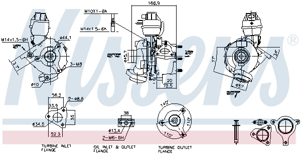 Turbina para Audi A5 Sportback 8TA