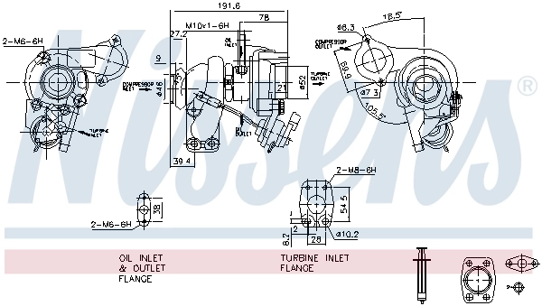 93232 Nissens Turbina