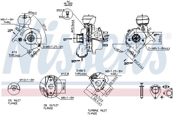 Turbina SL Turbo GT1749VASL161462 preço, a partir de 280,92 USD