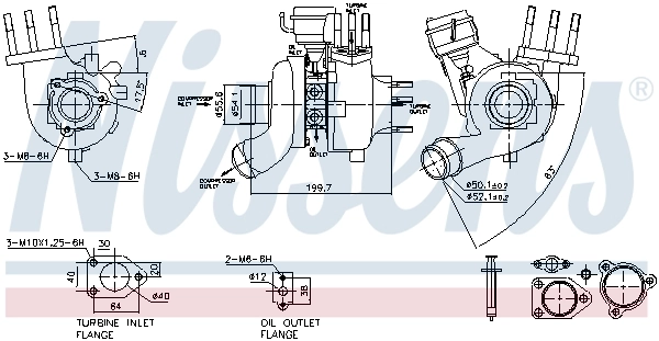 Turbina Nissens 93228