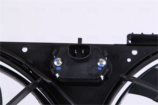 Difusor do radiador de esfriamento, montado com motor e roda de aletas Nissens 85263