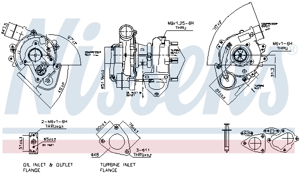 Turbina Nissens 93067