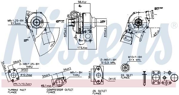 Turbina Nissens 93037