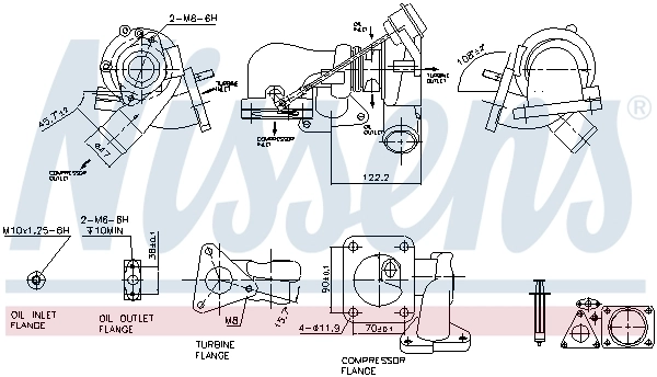 Turbina Nissens 93251