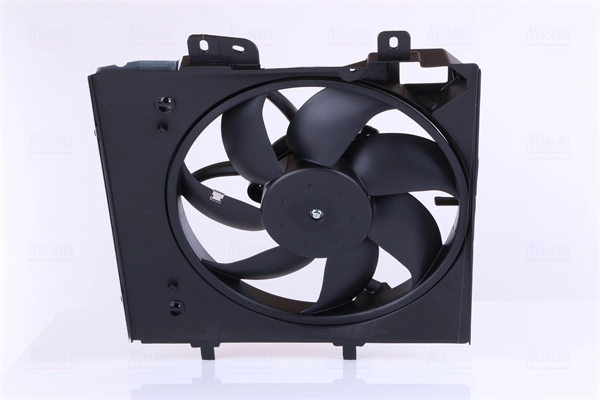 85991 Nissens Difusor do radiador de esfriamento, montado com motor e roda de aletas