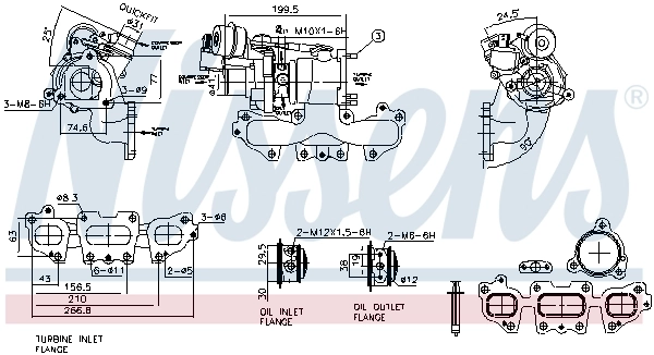 93446 Nissens Turbina