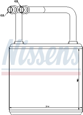 72029 Nissens Radiador de forno (de aquecedor)