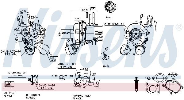 Turbina Nissens 93042