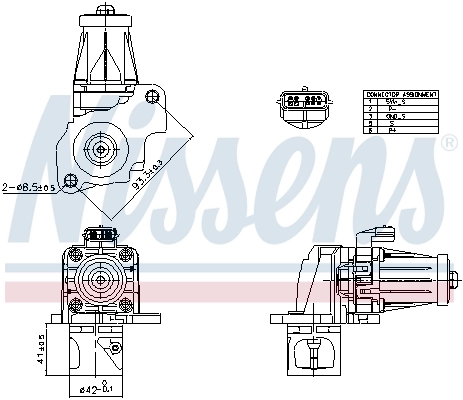 Válvula EGR de recirculação dos gases CSV Electronic Parts RECCGR6471