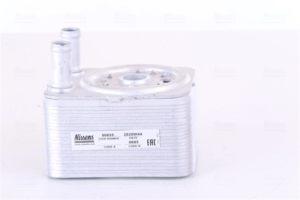 Radiador de óleo (frigorífico), debaixo de filtro 90655 Nissens
