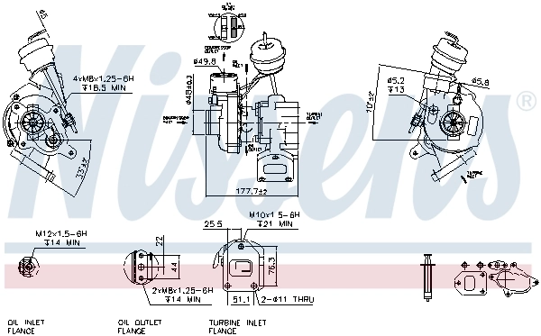 Turbina Nissens 93026