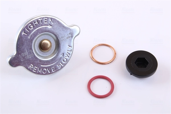 Radiador de esfriamento de motor 63521A Nissens