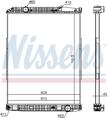 Compre 0025010101 Mercedes Radiador de esfriamento de motor
