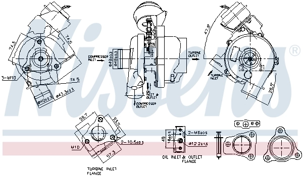 Turbina 93497 Nissens
