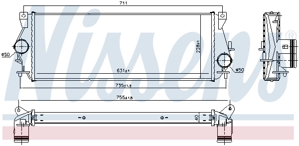 Radiador de intercooler NRF 30930 preço, a partir de 98,75 USD