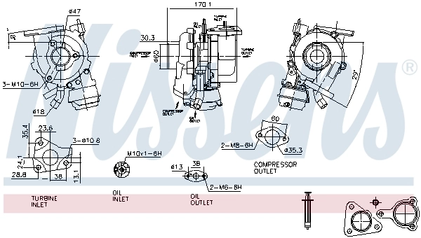 Turbina General Motors 5860039 preço, a partir de 217,43 USD