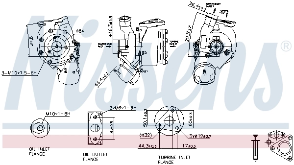 Turbina Nissens 93186